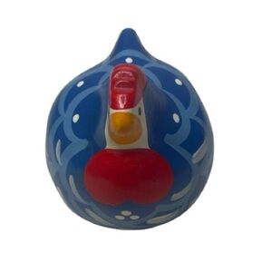 Vintage Happy Hens Blue Hamburg New Zealand Figurine